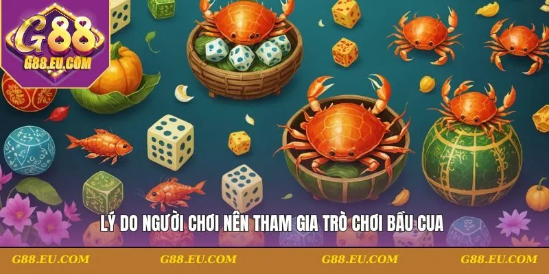 Lý do người chơi nên tham gia trò chơi bầu cua 