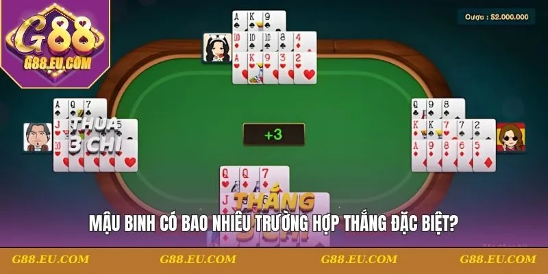 Mậu binh có bao nhiêu trường hợp thắng đặc biệt?