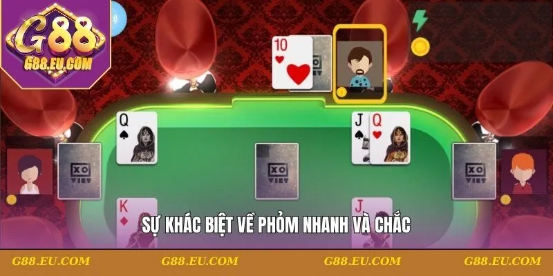 Sự khác biệt về phỏm nhanh và chắc